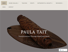 Tablet Screenshot of paulatait.com